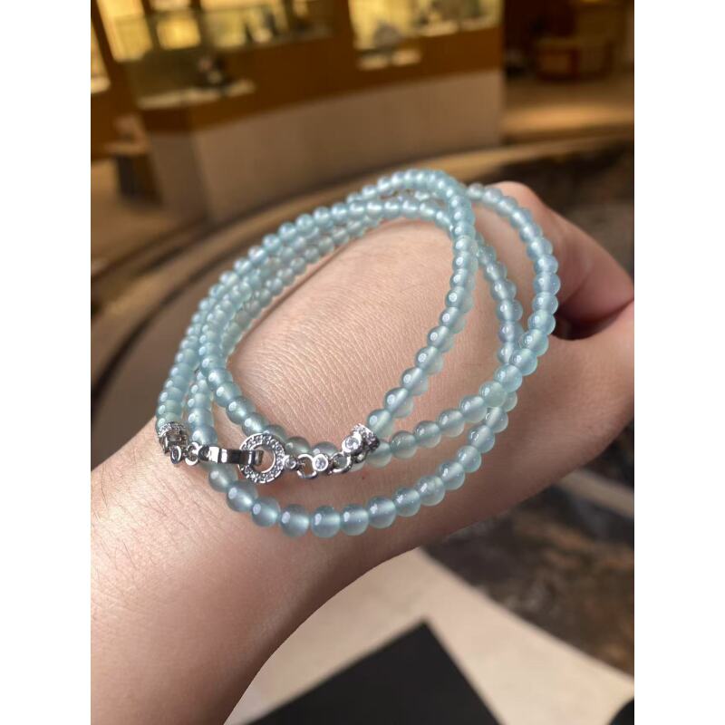 天然A货翡翠珠链DD03多样性发一