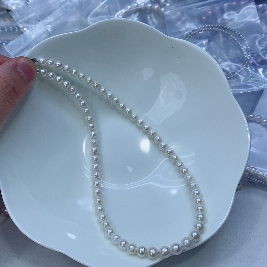 海水珍珠颈饰银S925镶嵌