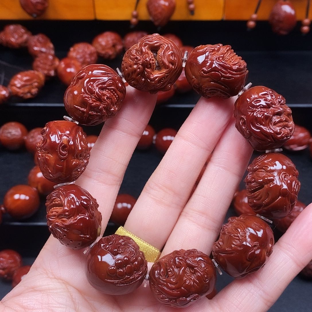 橄榄核手串付*儿1368669855