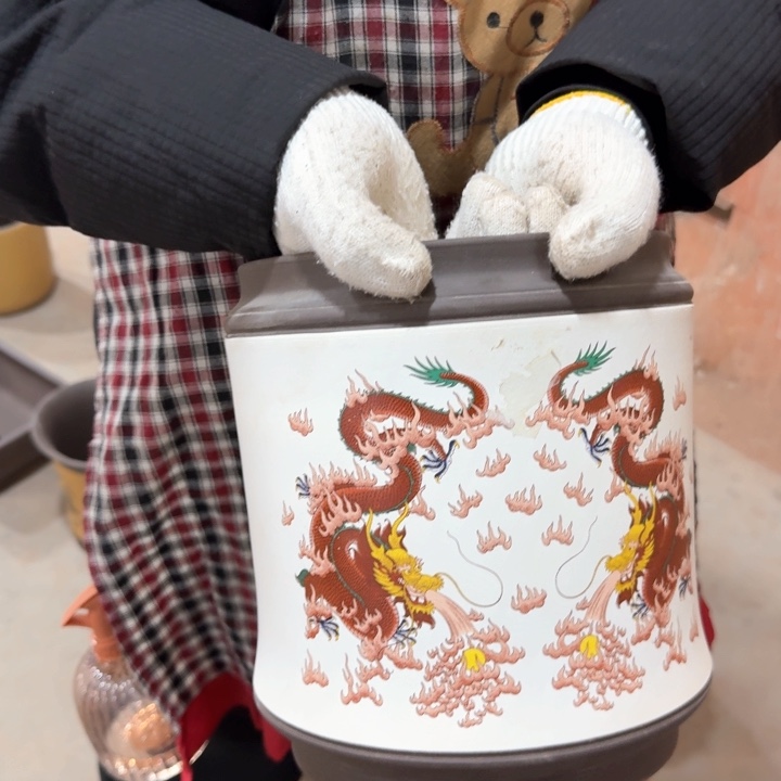 紫砂紫砂花盆口径22/25