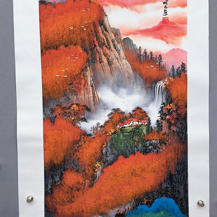 国画书法作品多次参加