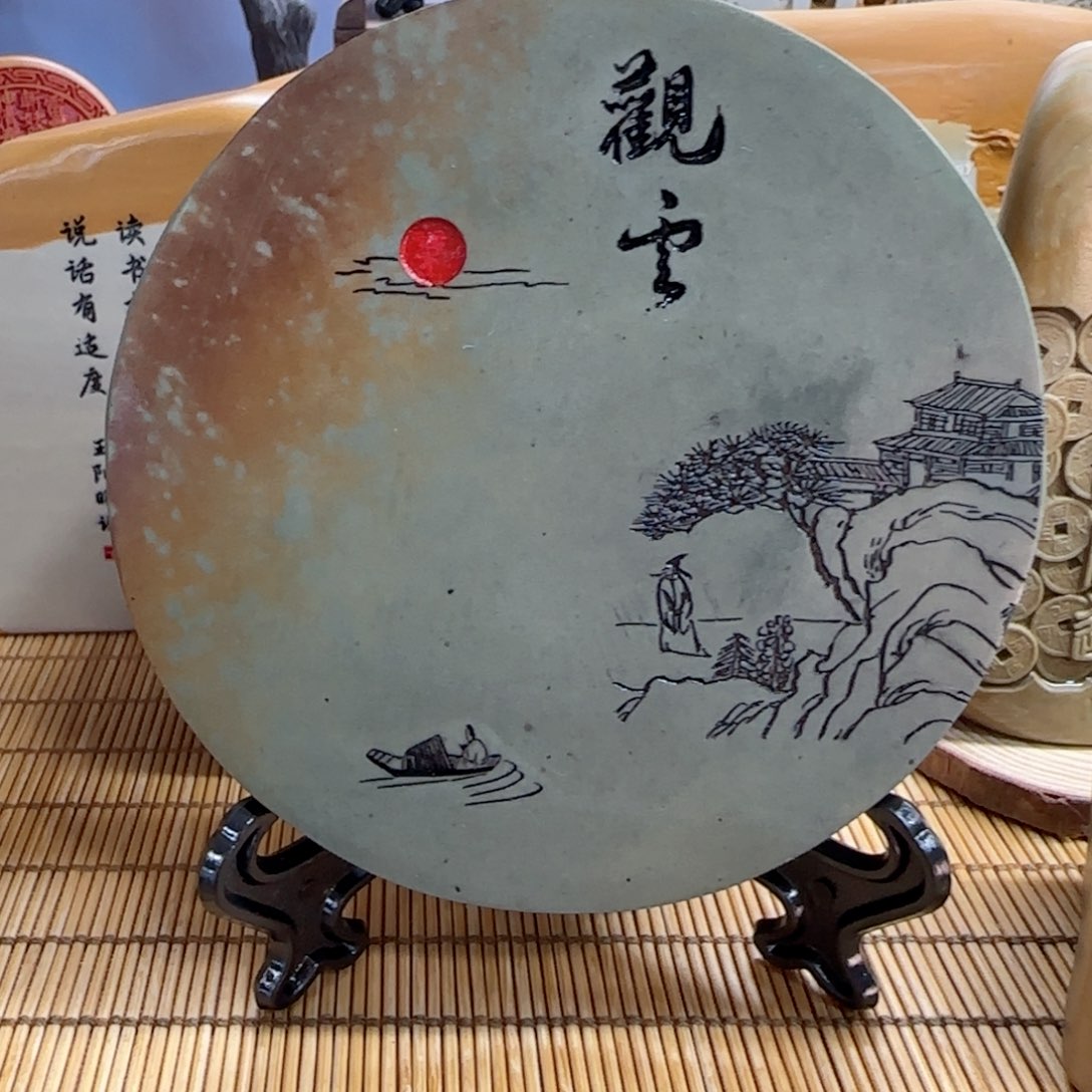 摆件石头雕刻艺术设计