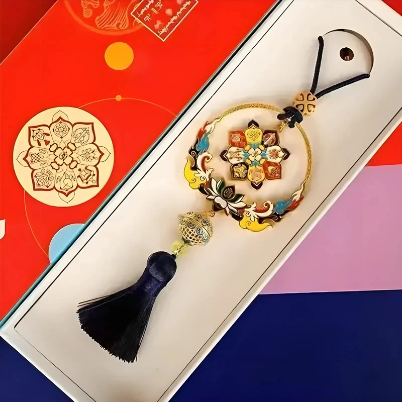 【老师推荐】吉祥八宝平安吉祥挂件国风创意挂饰礼盒个人驾车用品