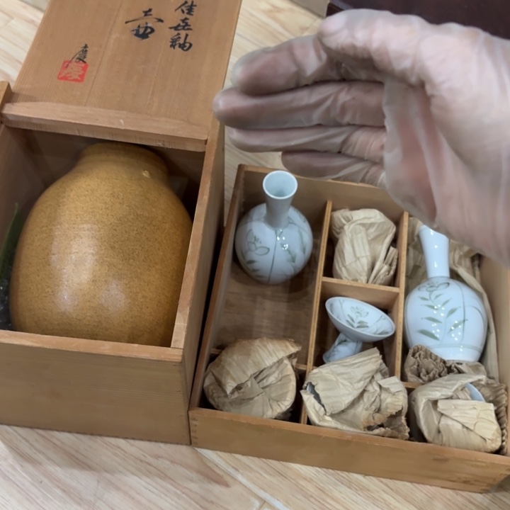 陶瓷古美术置物摆件