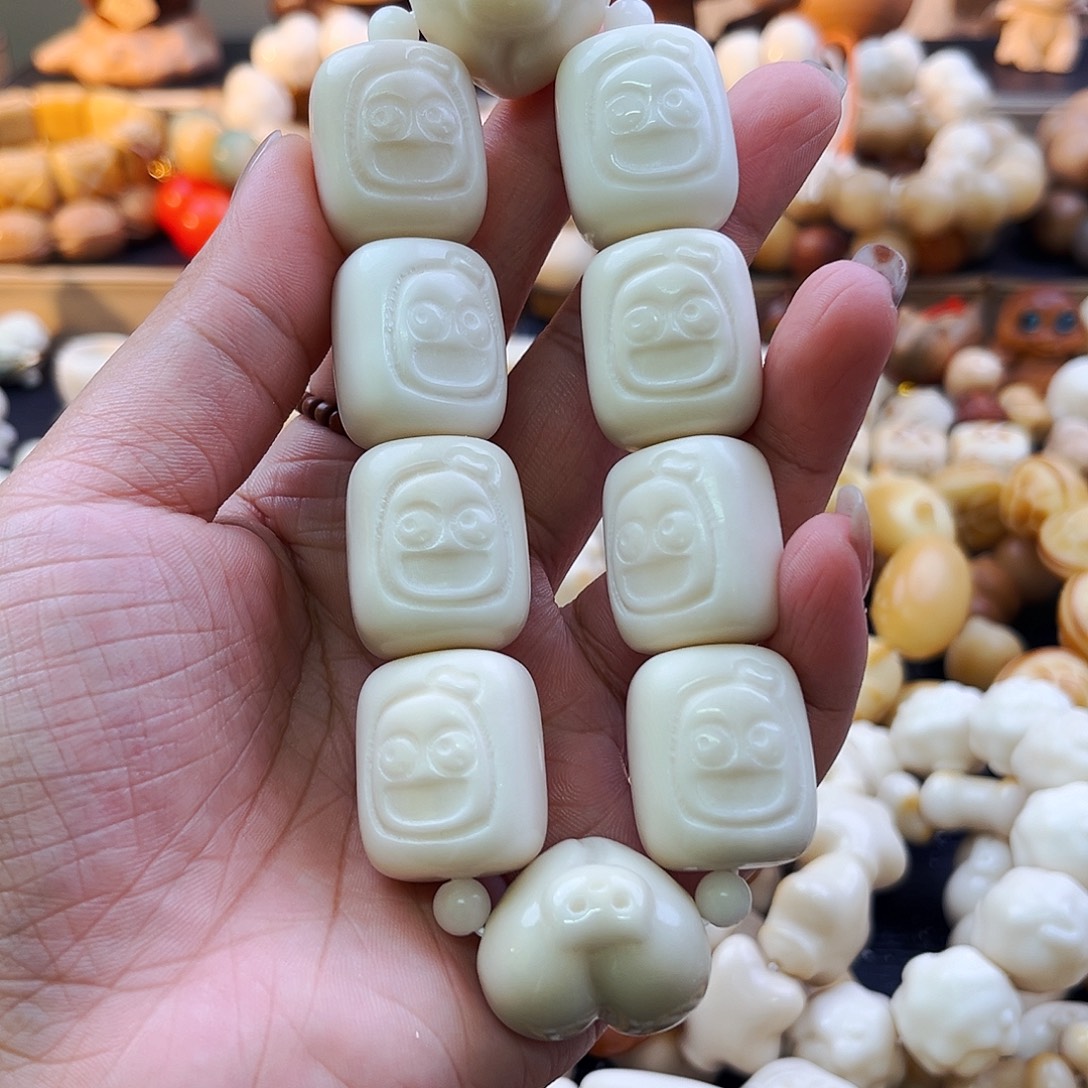 手串菩提根/象牙果蜜薯双排