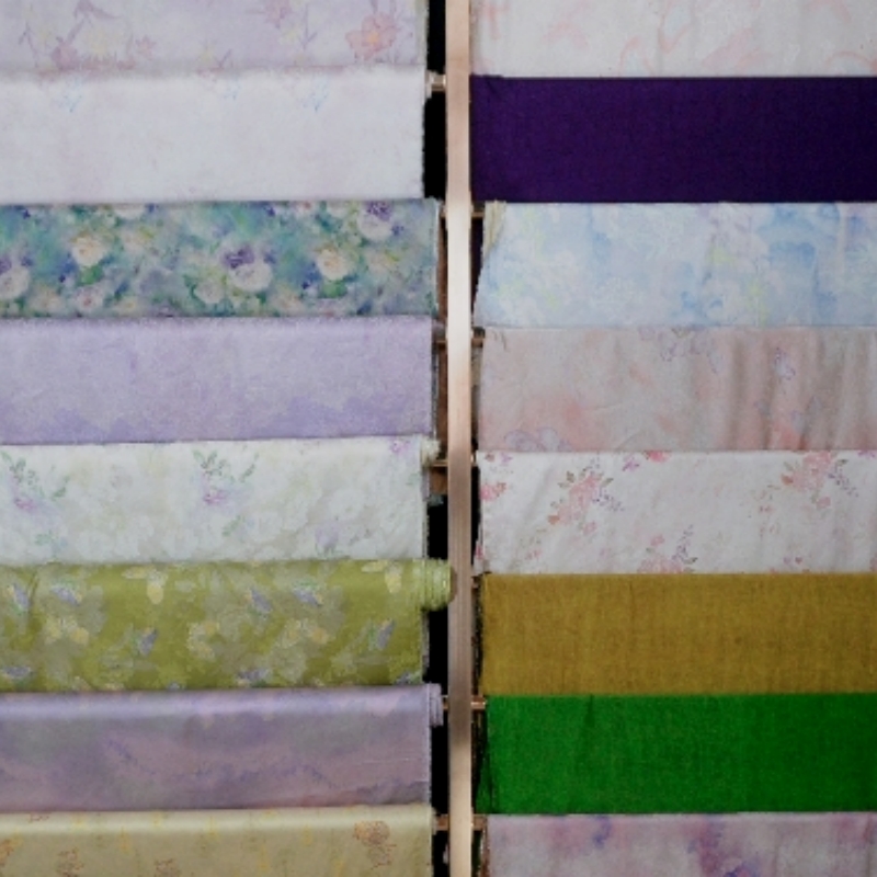 B国风提花香云纱旗袍吊带连衣裙面料