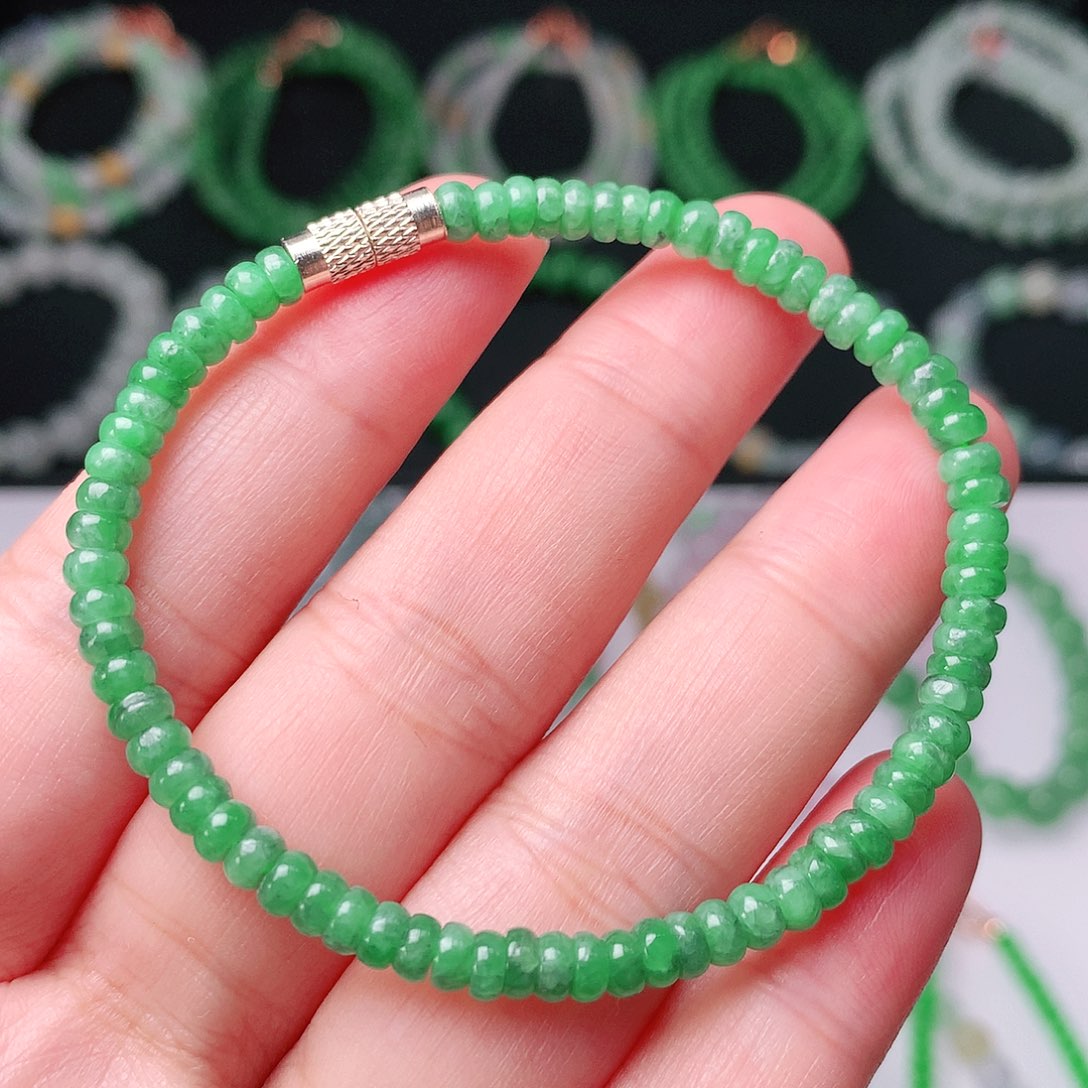 未镶嵌手链翡翠翡翠