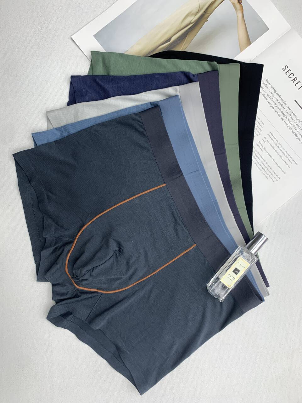 ODF男士莫代尔平角内裤舒适柔软亲肤3条装