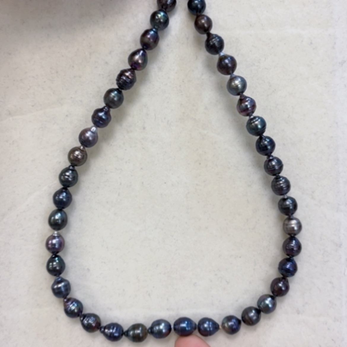 【闪购商品】海水珍珠颈饰未镶嵌7-8mm螺纹大溪地