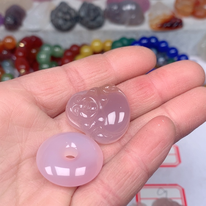 玛瑙/玉髓颈饰未镶嵌静*