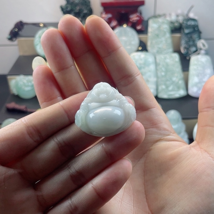 翡翠未镶嵌吊坠(不含链)翡翠