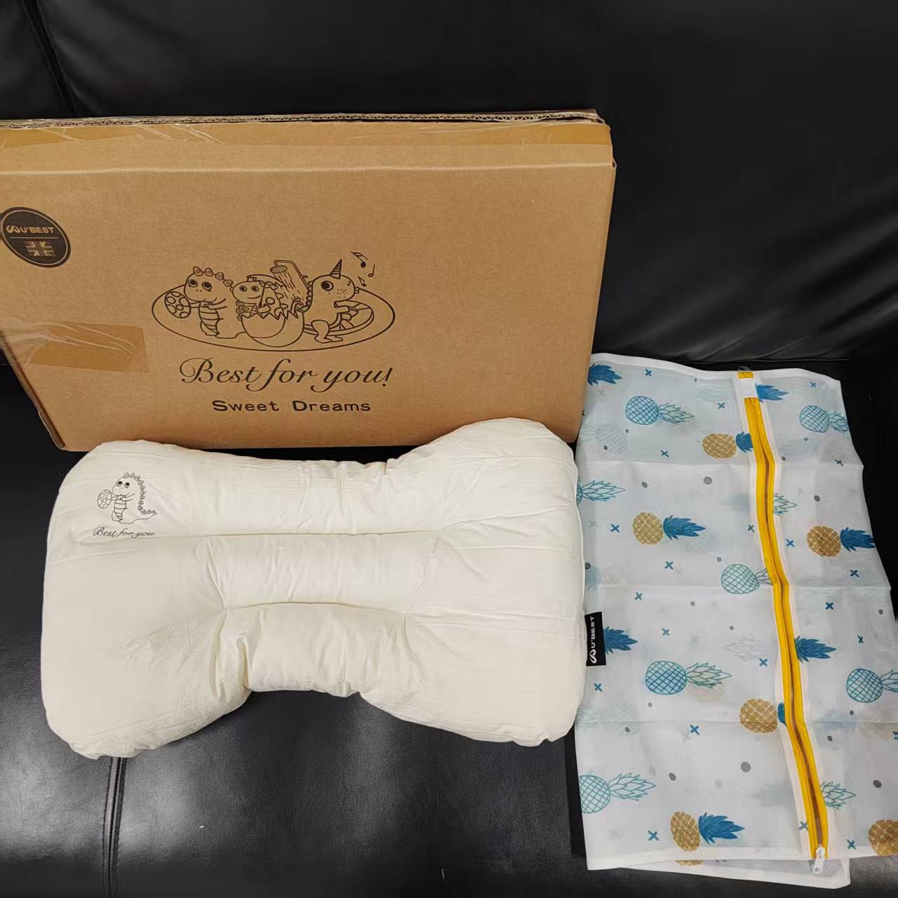 UBEST长方形款可水洗抗菌儿童枕送机洗袋60X37CM默认微瑕