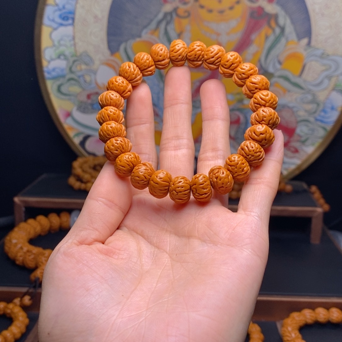 手串桃核小*哥龙纹桃核蟠桃