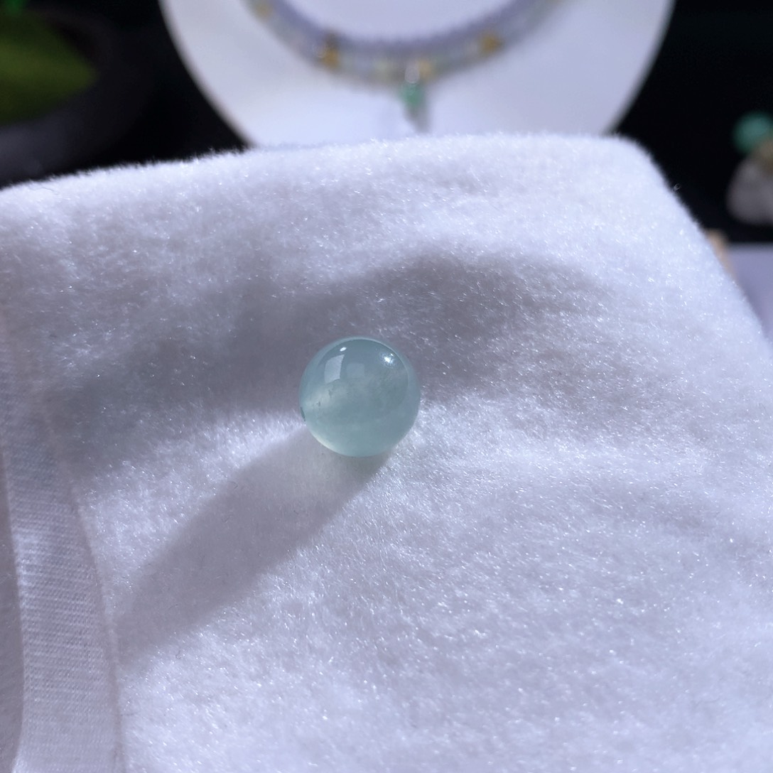 翡翠手链未镶嵌卡13天空蓝