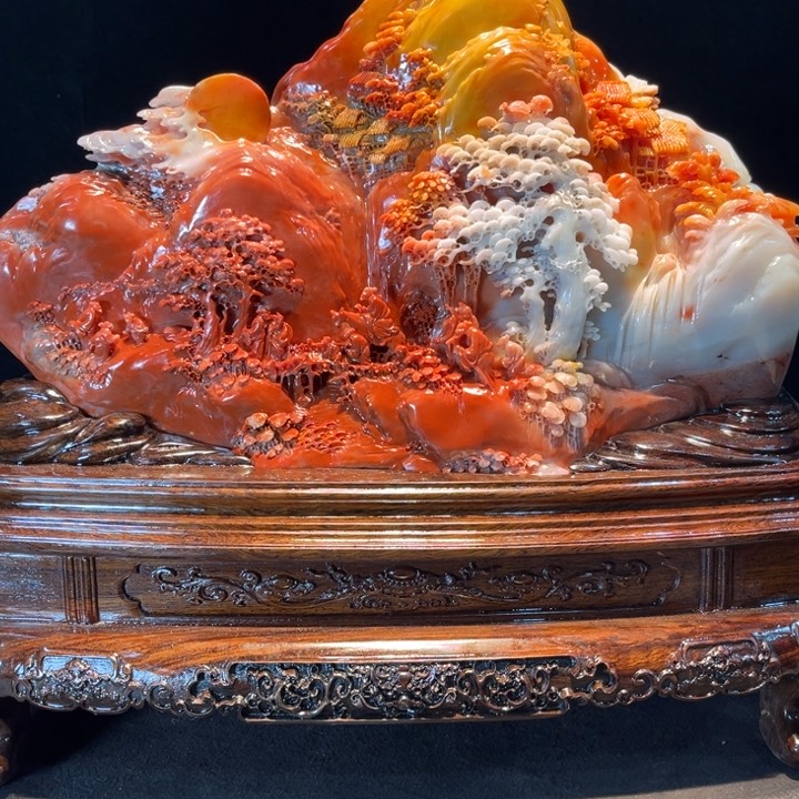 寿山石人**途寿山石和石头