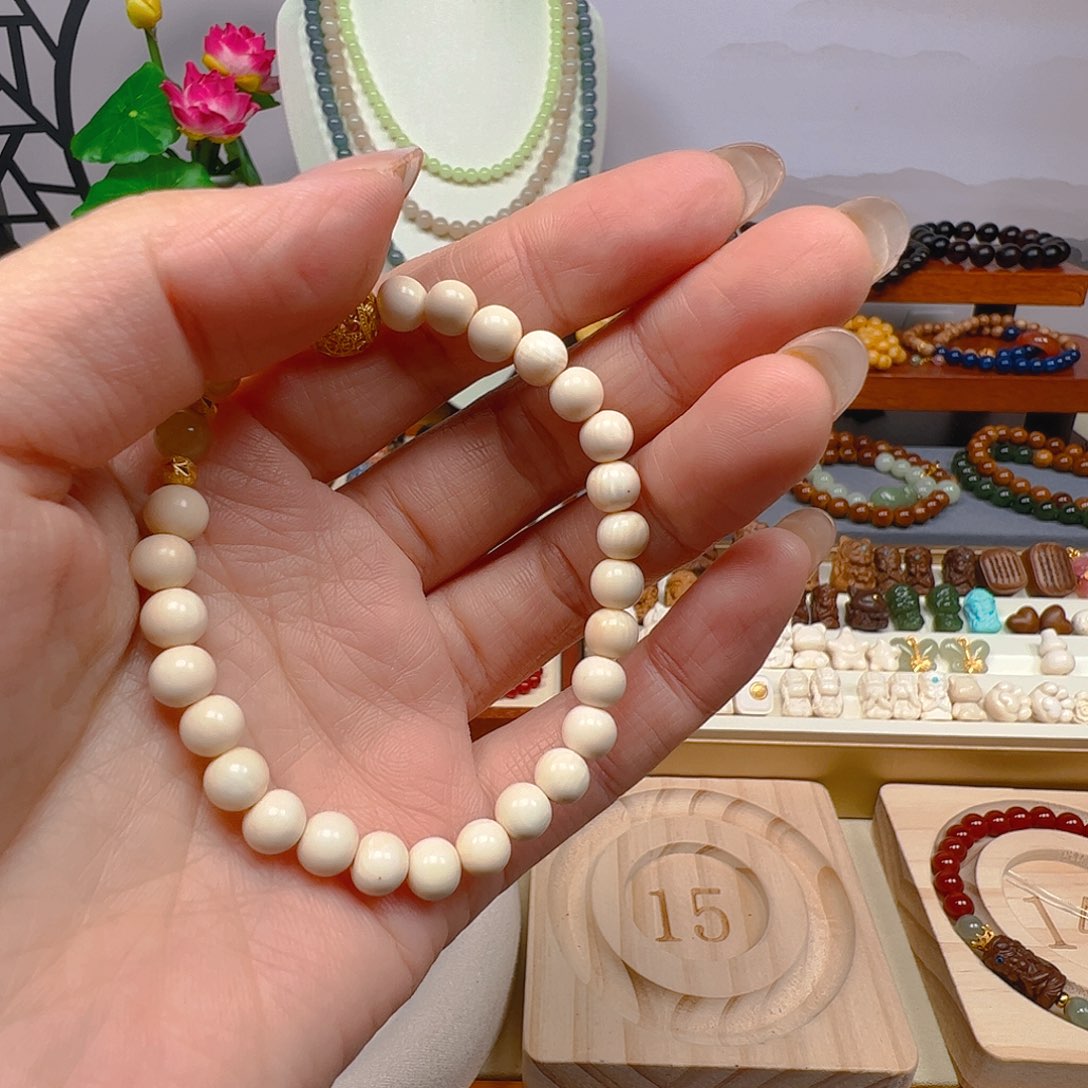 猪牙手串/手链大*陈猛犸象牙手串卡6原创