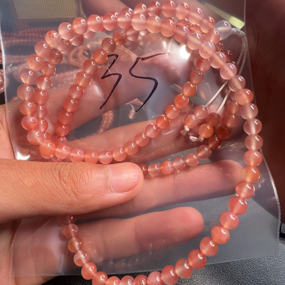 南红玛瑙未镶嵌配饰35号南红多圈5.5+