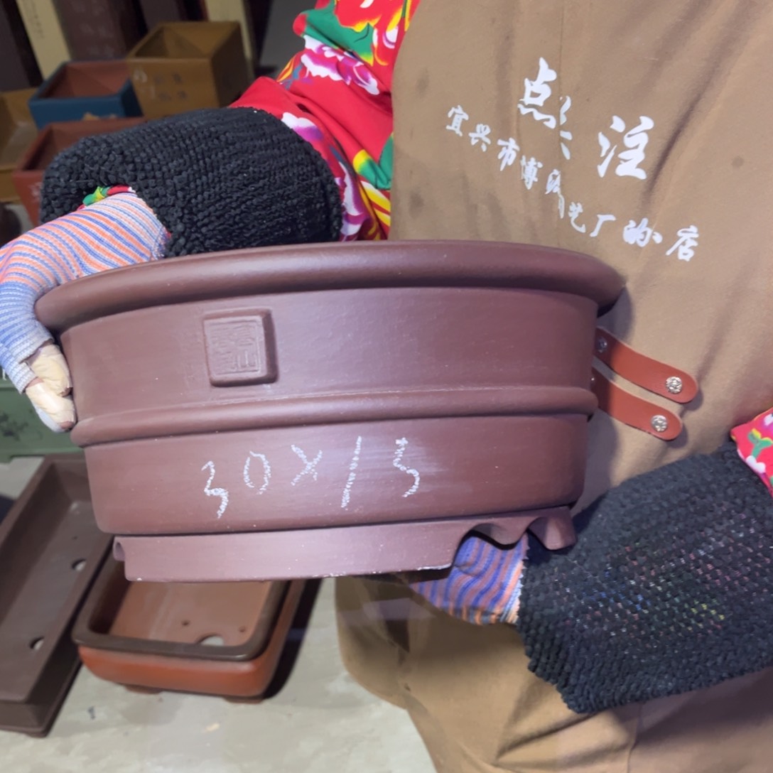 紫砂花盆盆景艺术