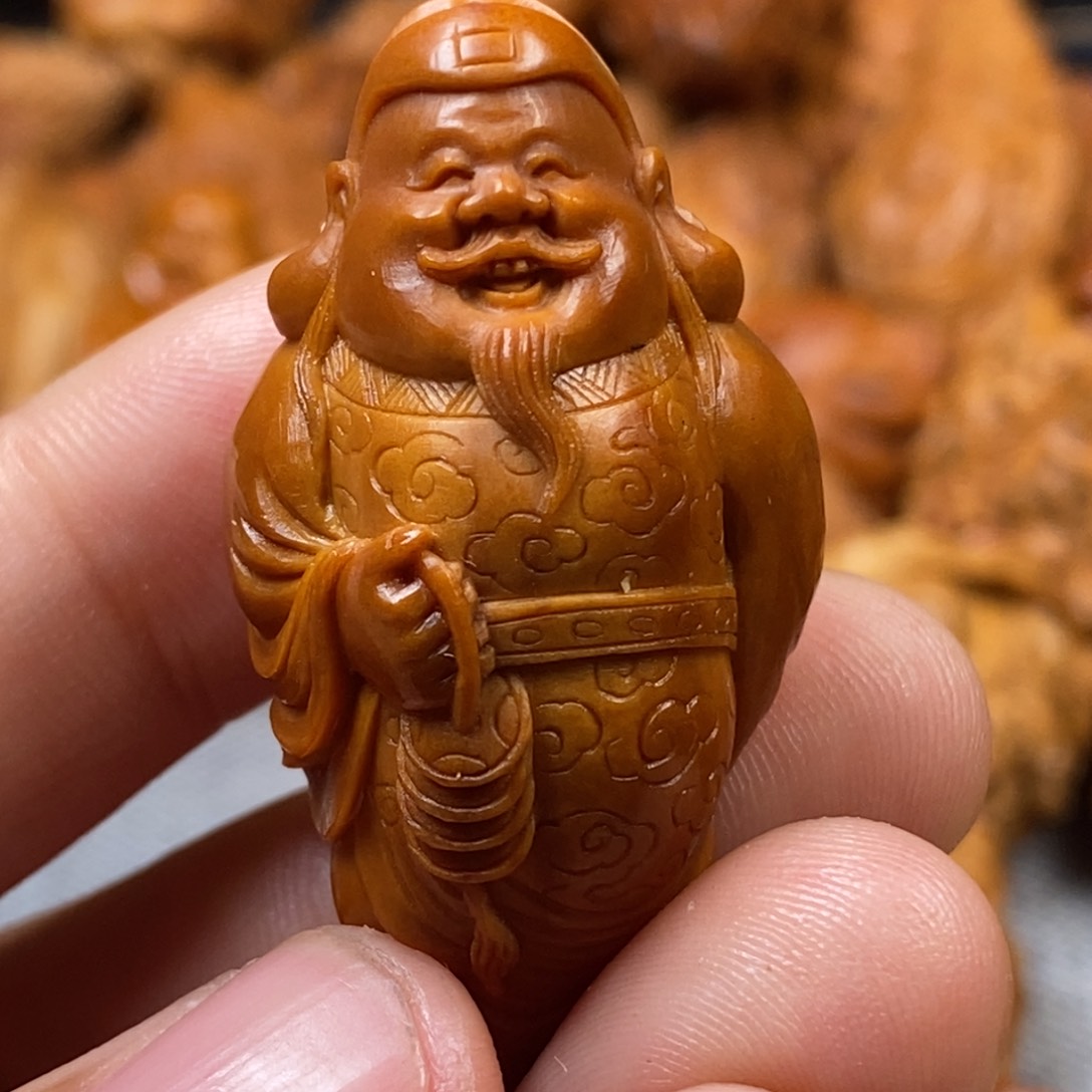 橄榄核手串/手链2.15纯手工财神