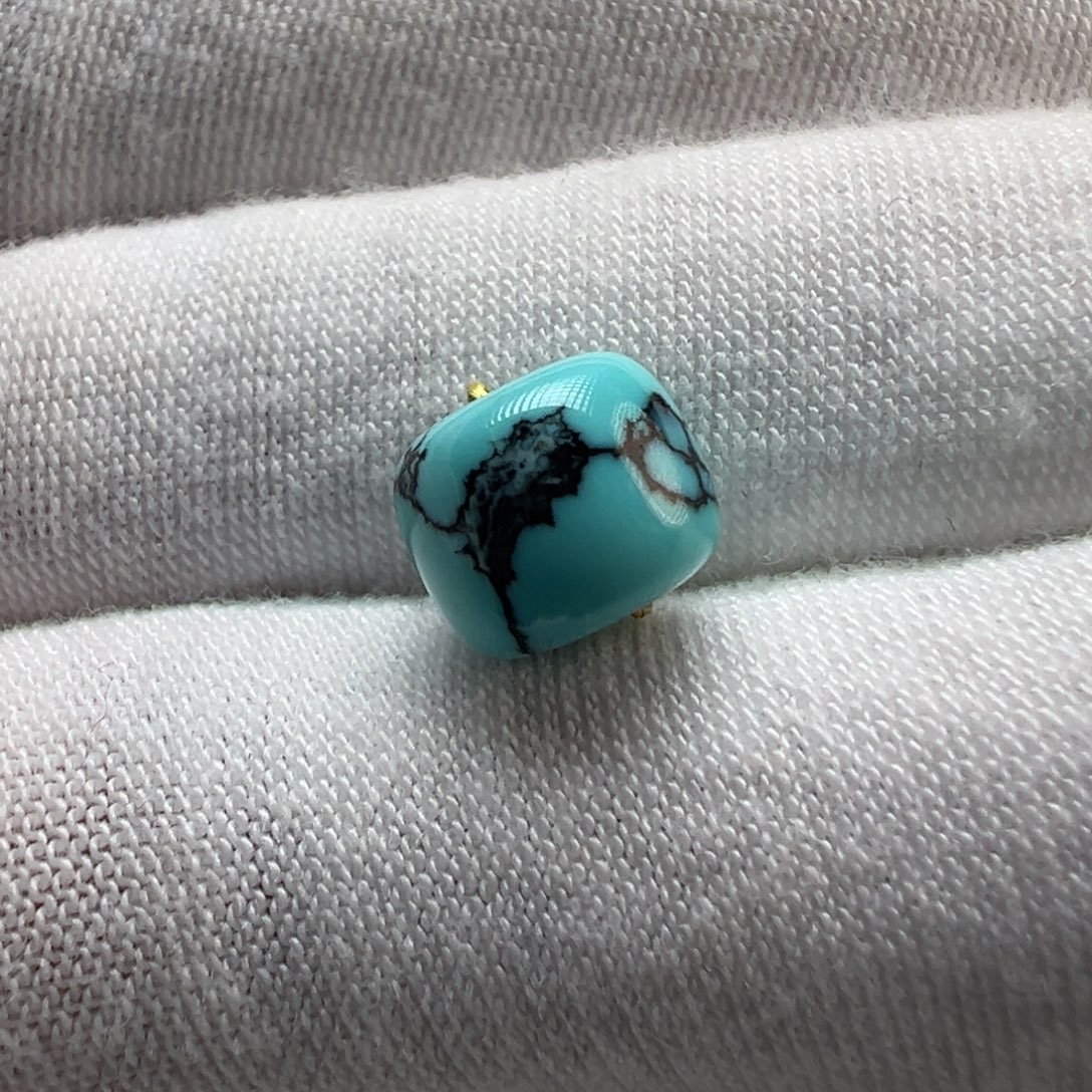 绿松石未镶嵌配饰8.6*7.1