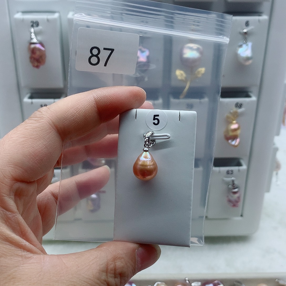 吊坠(不含链)淡水珍珠合金