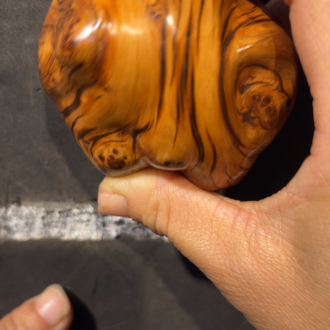 崖柏太行崖柏陈化瘤手把件