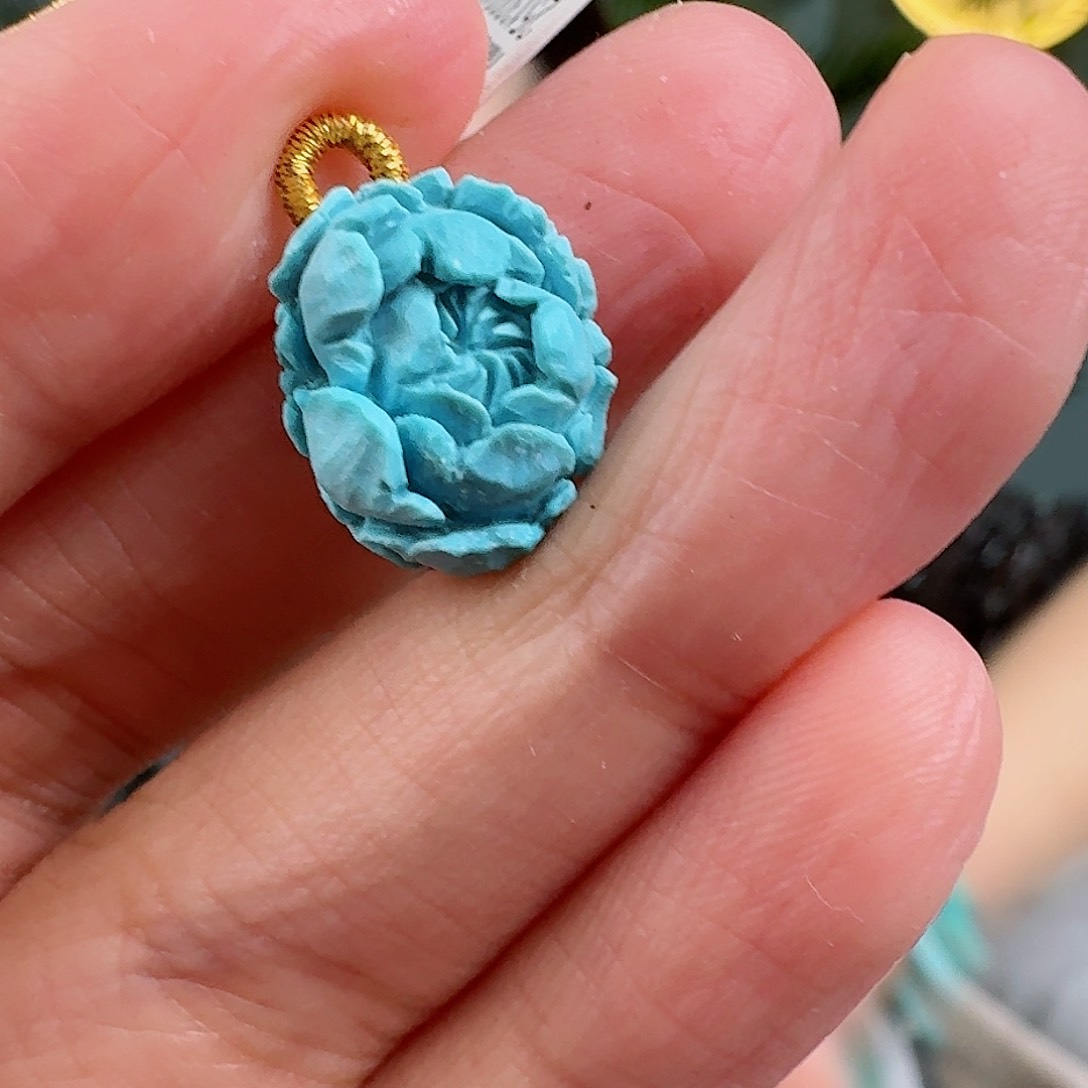 绿松石珠宝奇石未镶嵌