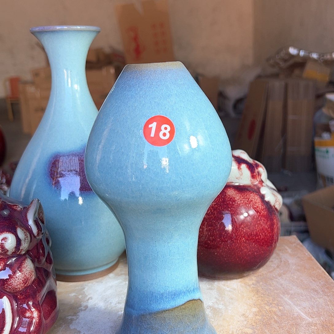 摆件郑家钧窑摆件微