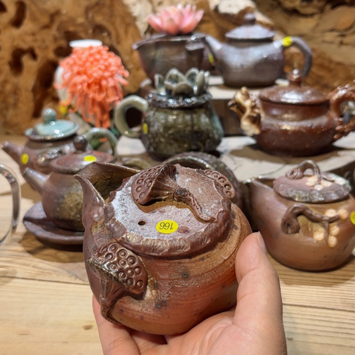 【闪购商品】柴烧茶具手工宝瓶166