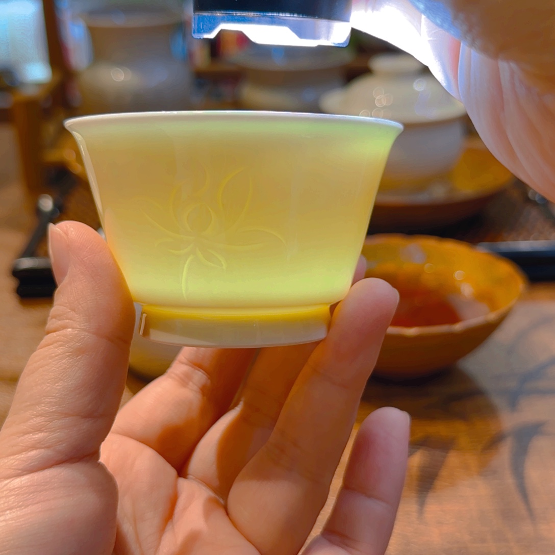 微澜定瓷 马蹄杯 90cc