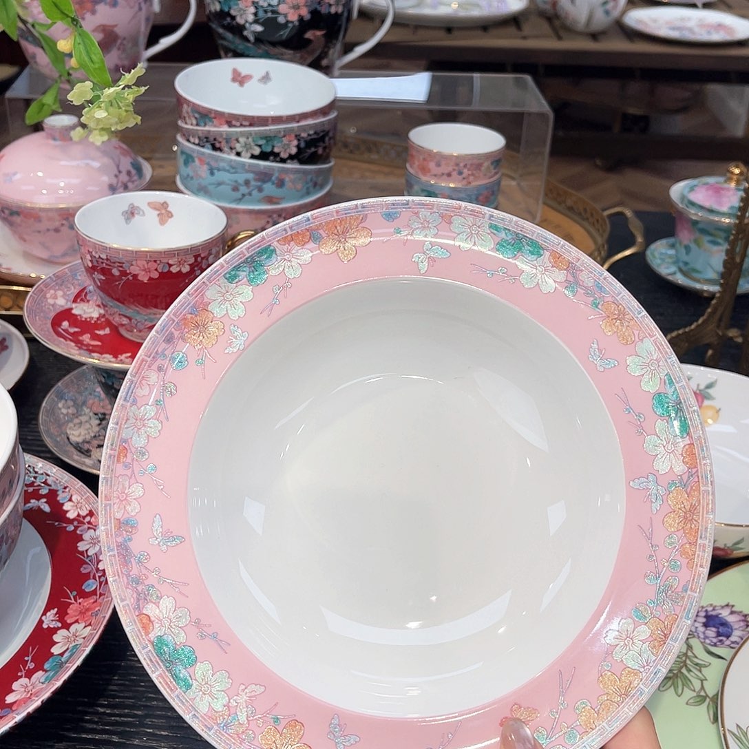 骨瓷草帽盘———————