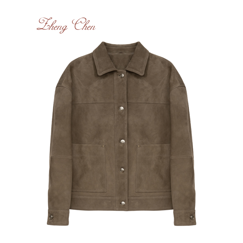 B*C阿塞拜疆绒面小羊皮夹克G-K67005