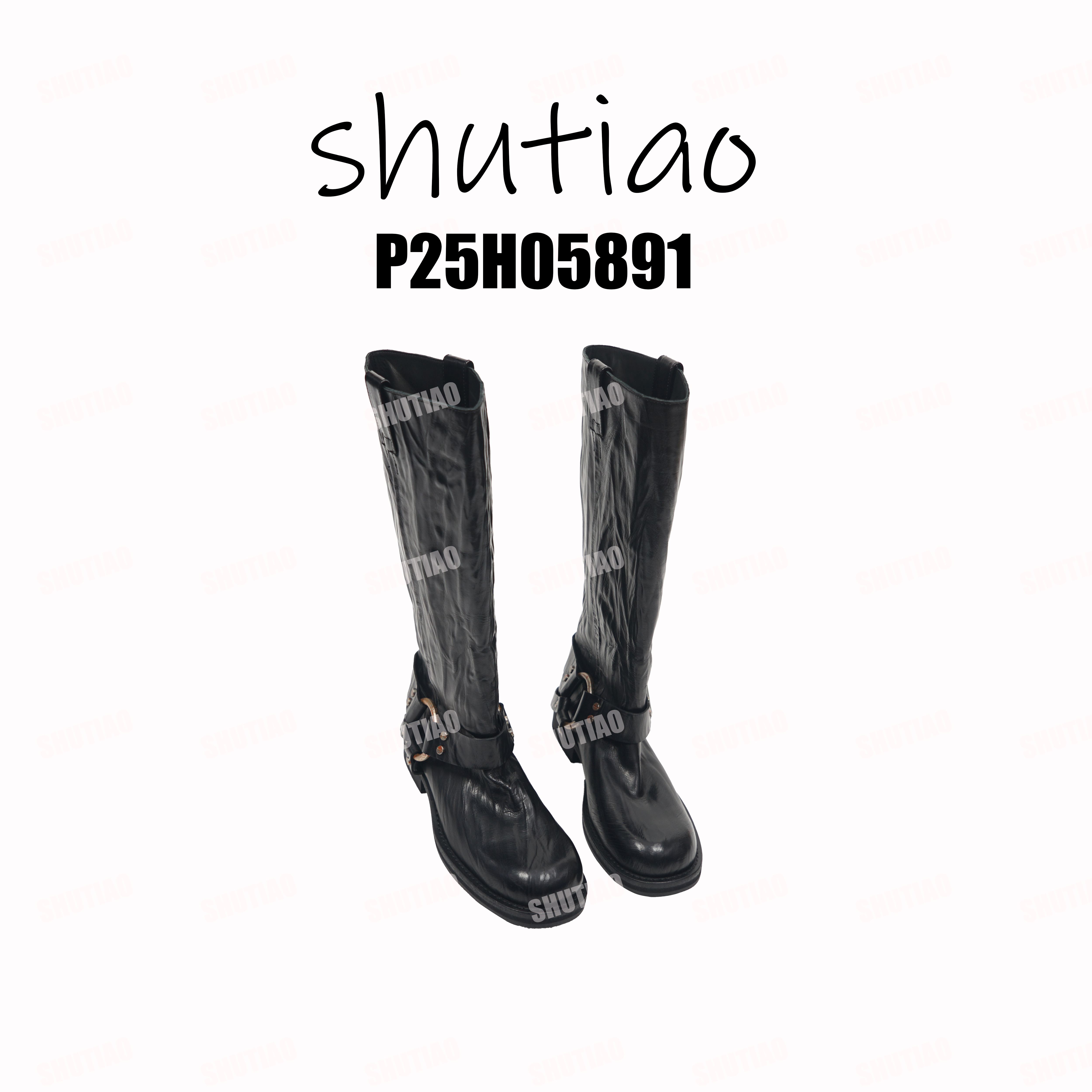【SHUTIAO】2025冬季：新款小众设计款鞋子P25H05891