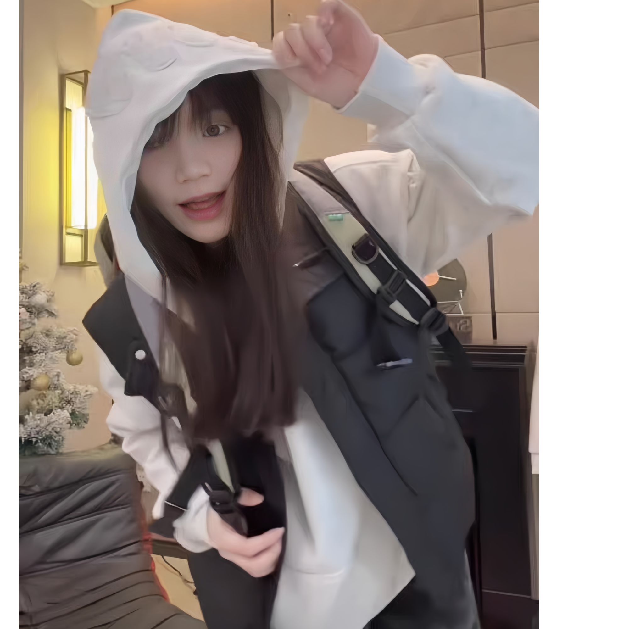 简约风马夹休闲百搭棉袄女棉衣2025新款秋冬棉服马甲厚外套