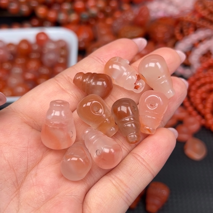 南红玛瑙未镶嵌吊坠(不含链)