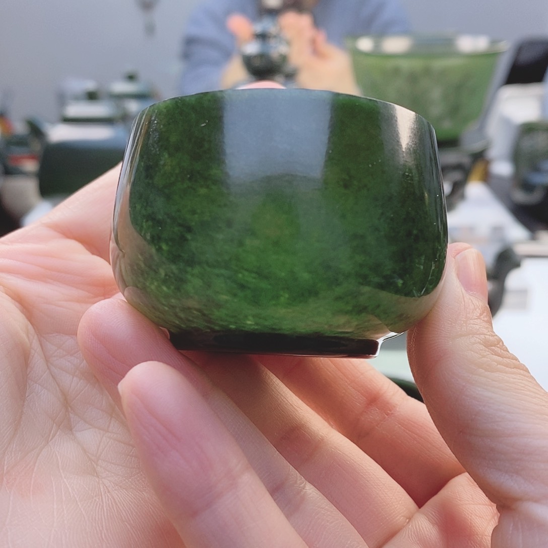 和田玉（青玉）把件未镶嵌