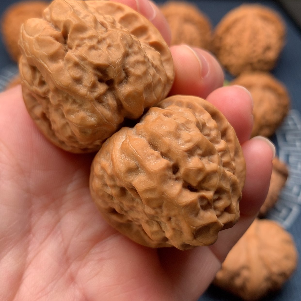 【闪购商品】文玩核桃把件蛤蟆头34