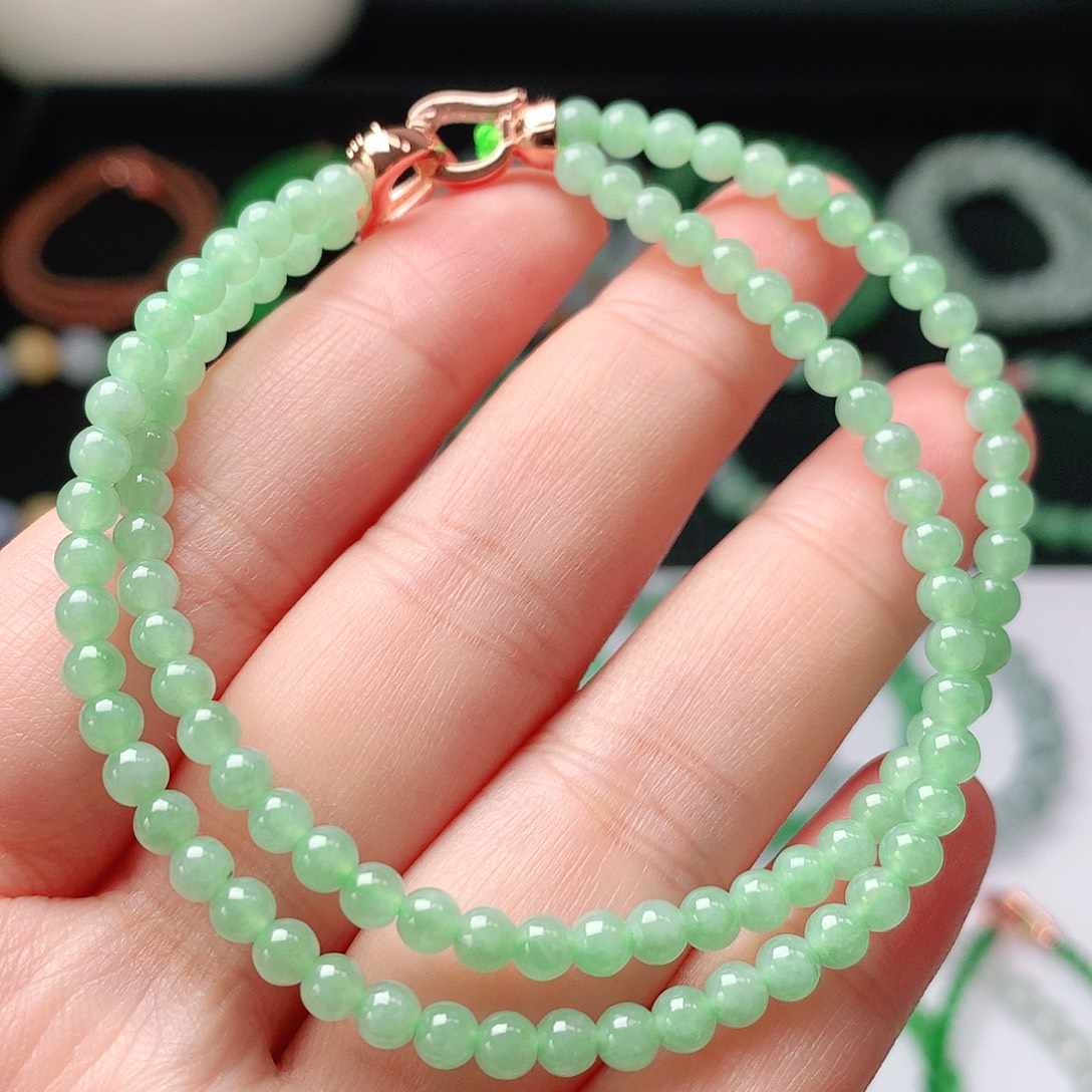 翡翠未镶嵌手链翡翠