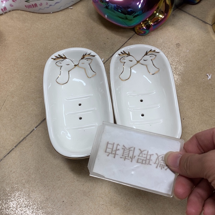 摆件微瑕陶瓷介意勿拍
