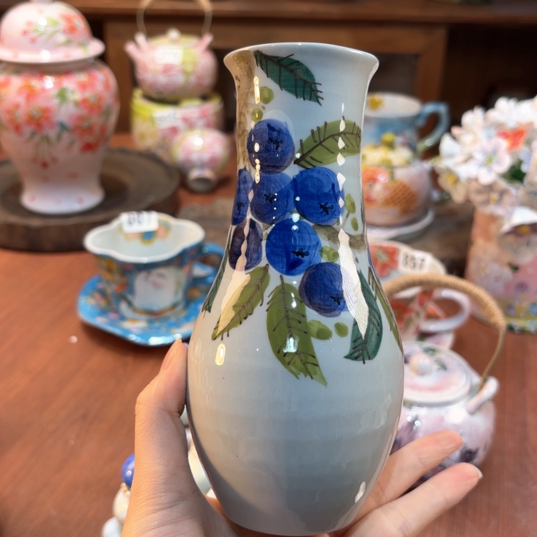 景德镇手绘高温釉下彩陶瓷茶具