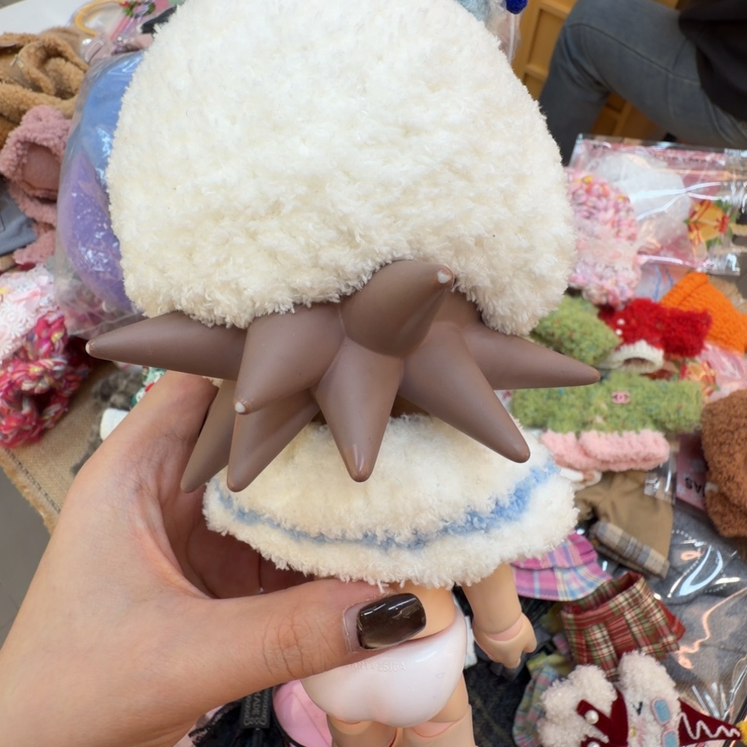 ღ***ღ一个雪人头套披肩，不带娃