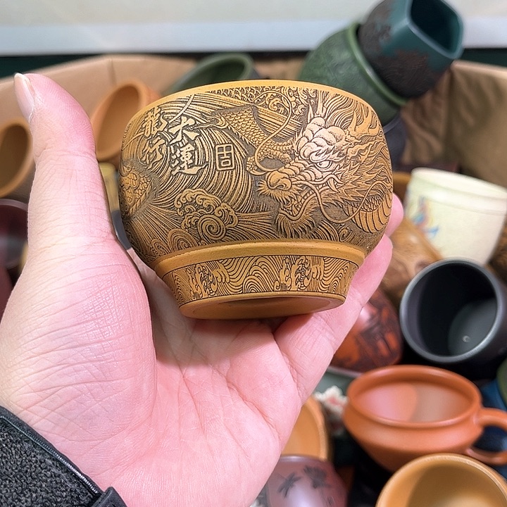 茶杯紫砂全手工紫砂主人杯