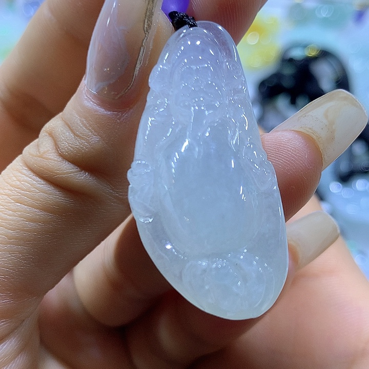 翡翠颈饰未镶嵌天然翡翠A货吊坠