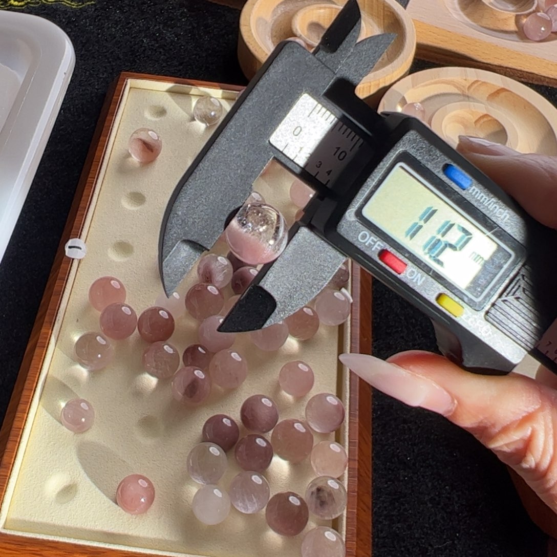 H***u水晶手链未镶嵌11.2m定制通孔不退不换