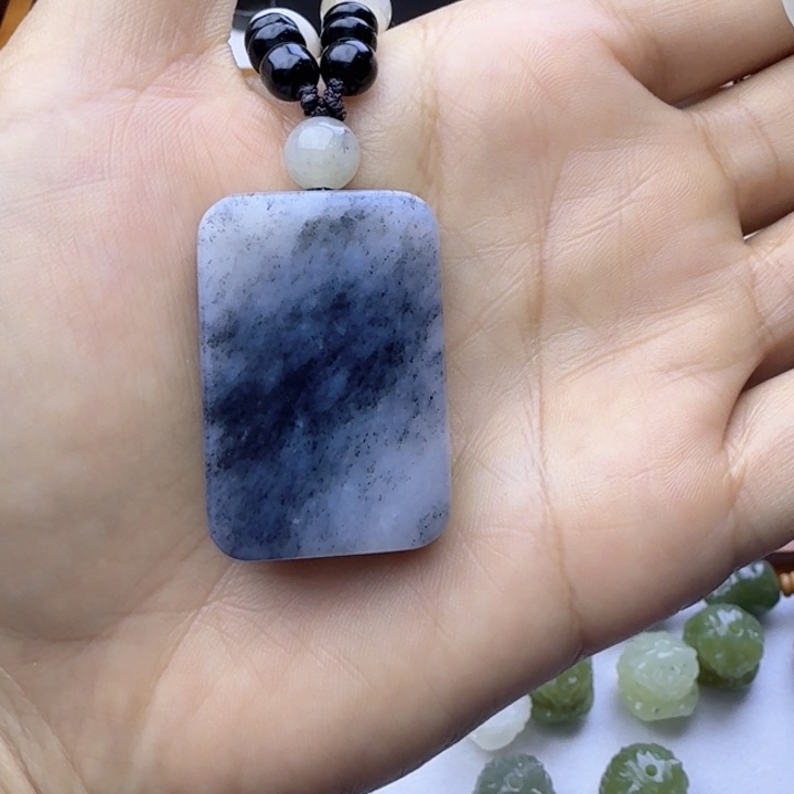 完***治和田玉未镶嵌挂件