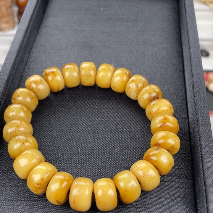 驼骨其他骆驼骨桶珠14带原皮