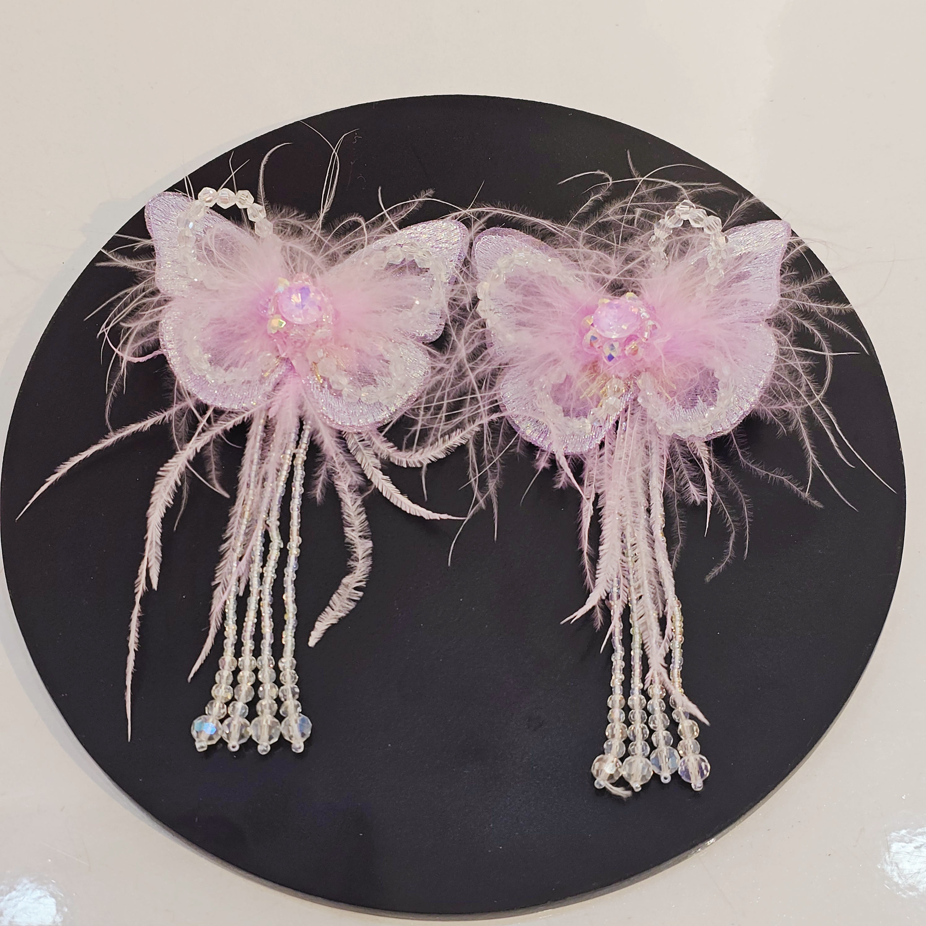 GF【MX-22222】国风精美压夹对夹儿童发圈可爱配饰发绳儿童发绳