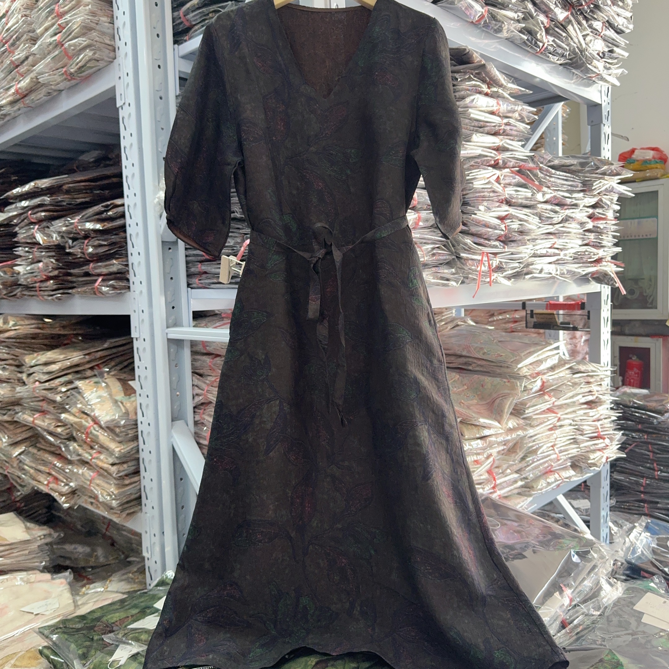 5615款夏季经典新中式连衣裙