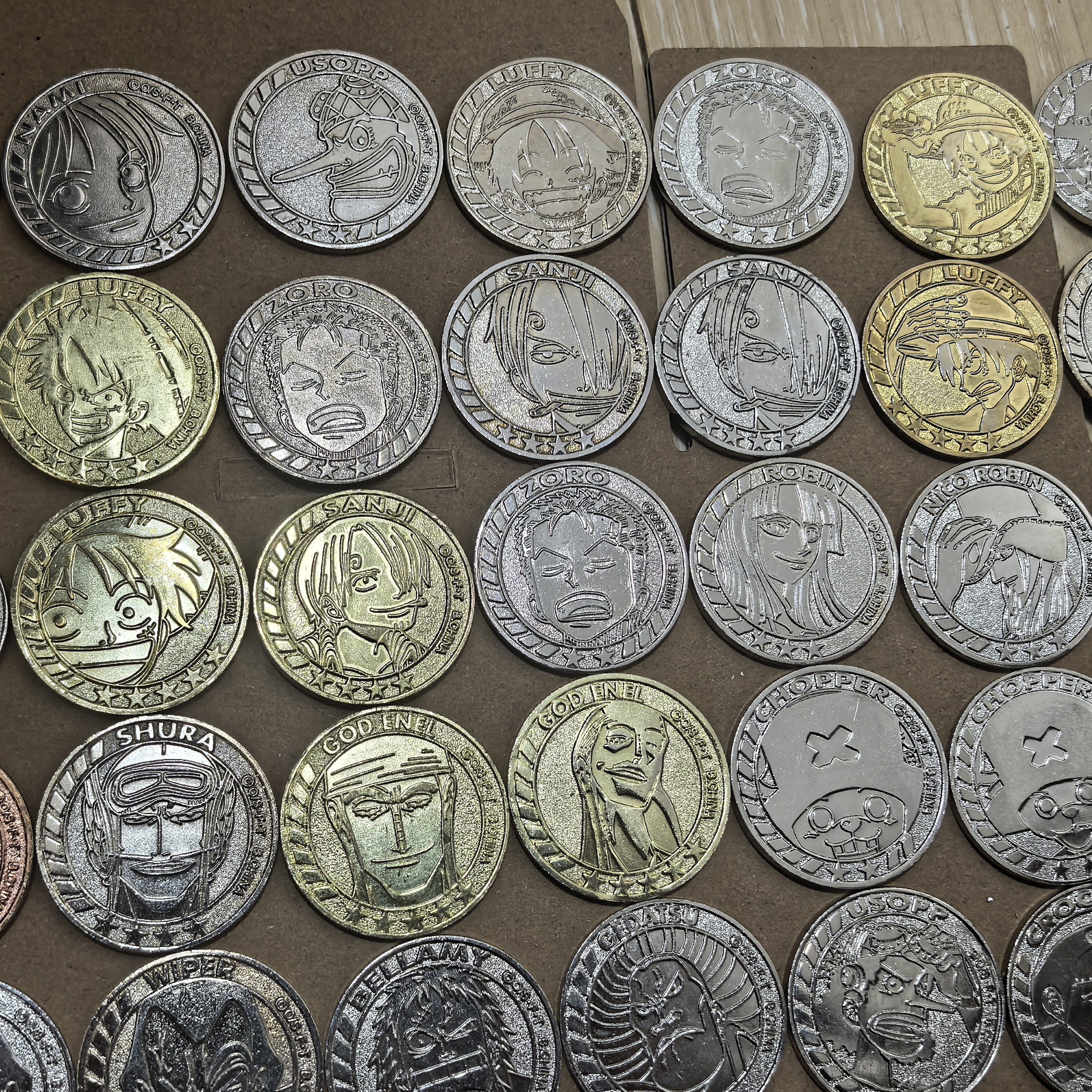 【中古日谷】海贼王02年周边35mm限量纪念币币来一口