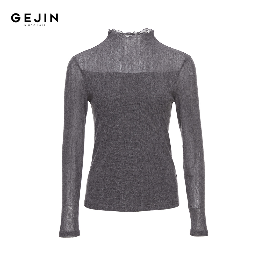 GEJIN/歌锦秋冬百搭半高领云柔打底衫女款9412522545